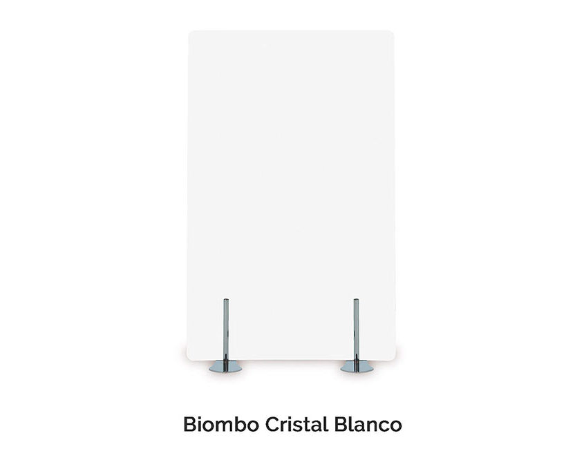 Biombo Berón Cristal Blanco